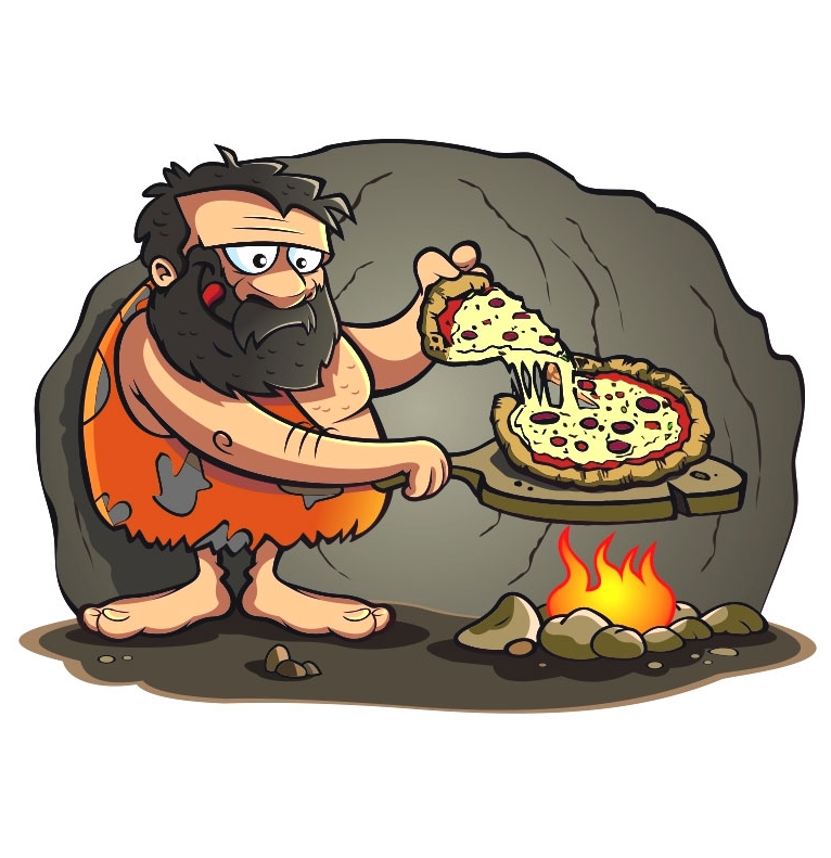 caveman pizza